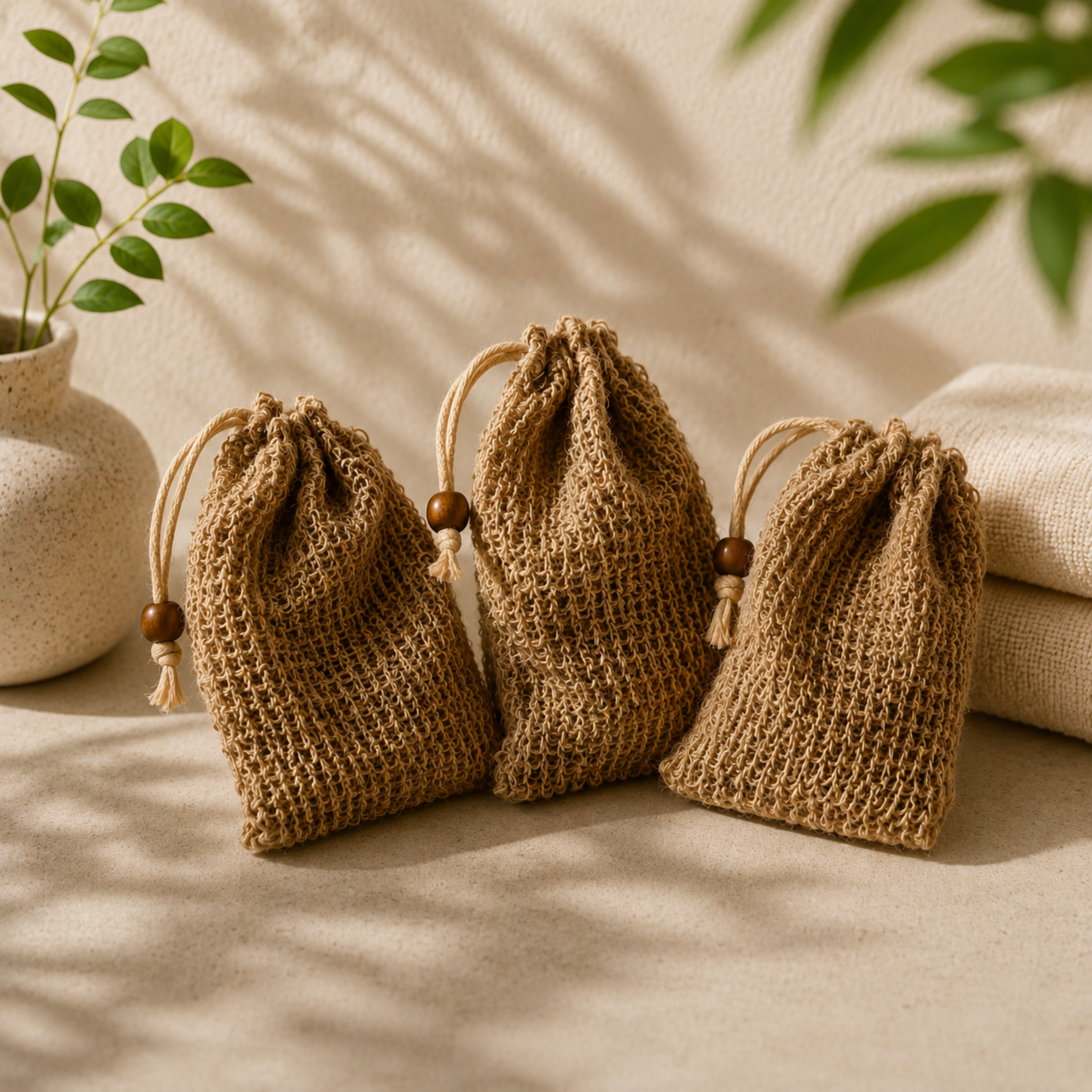 Exfoliating Pouches - 3pcs/Pack